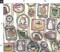 Whimsical Halloween Retro Ghost Monster Witch Pumpkin Haunted House Fall Autumn Portrait Halloween Party Costume Trick Or Treat Retro Halloween Custom Printed Fabric by Spoonflower Various Fabrics by the Yard or Fat Quarter